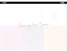 Tablet Screenshot of drawingfrommemory.com